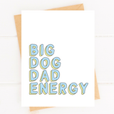 Dog Dad Card - New Puppy Parent Greeting Card