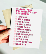 Choose Your Own Adventure Valentines Day Card Sweet Funny Card for Valentine's