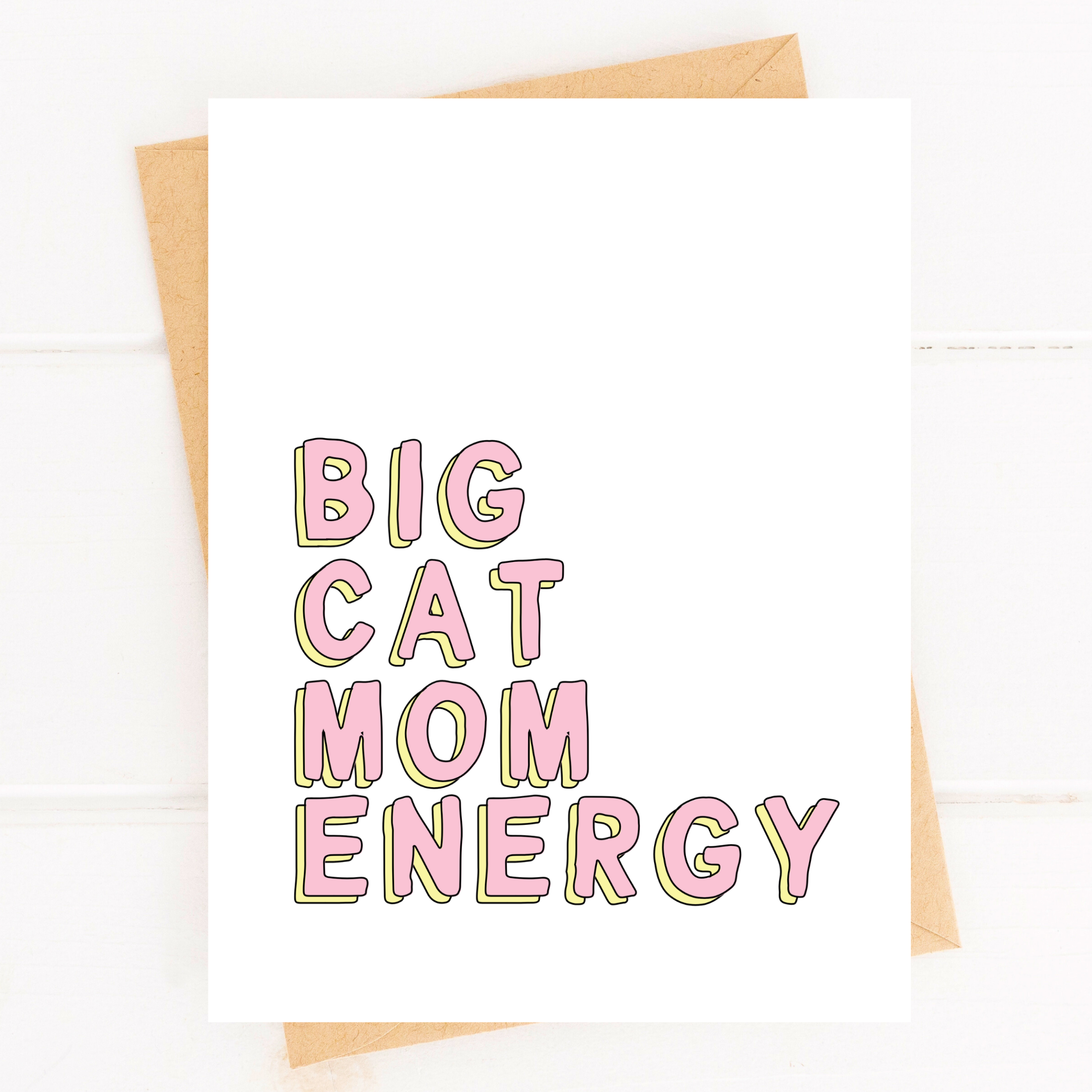 Cat Mom Card - New Kitten Parent Greeting Card