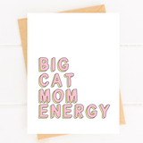 Cat Mom Card - New Kitten Parent Greeting Card