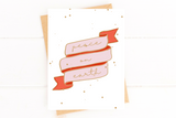 Peace on Earth Banner Christmas Card