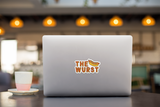 The Wurst Funny Hotdog Vinyl Sticker