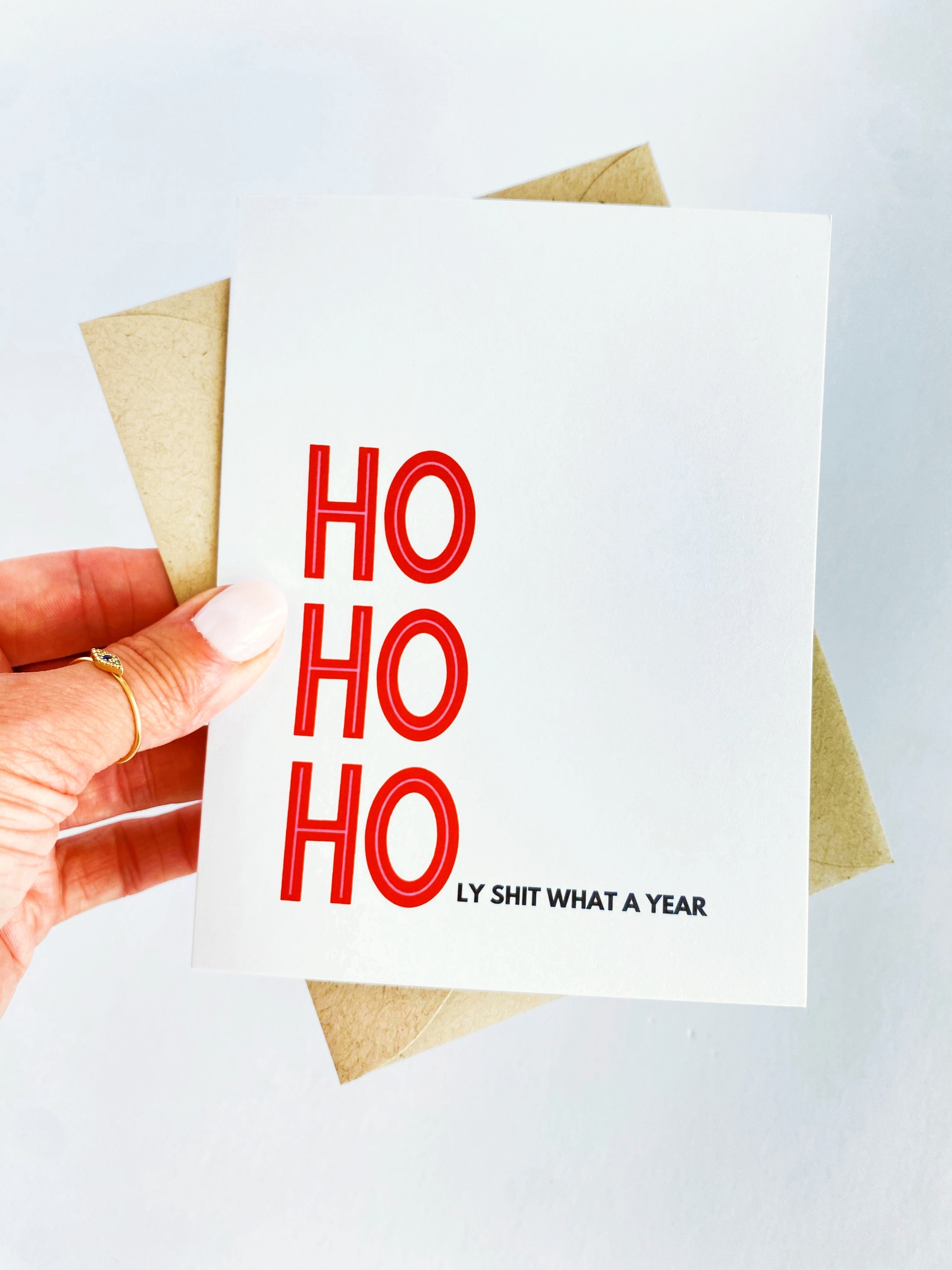 Ho Ho Holy Shit What a Year Card, 2023 Holiday Card, 2023 Christmas Card