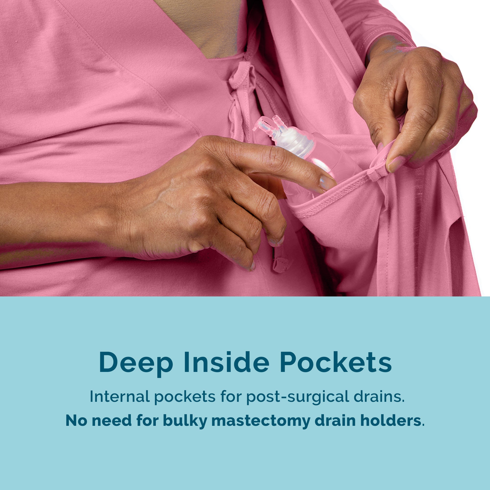 Hospital Gown with Snap Sleeves