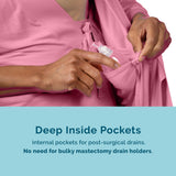 Hospital Gown with Snap Sleeves