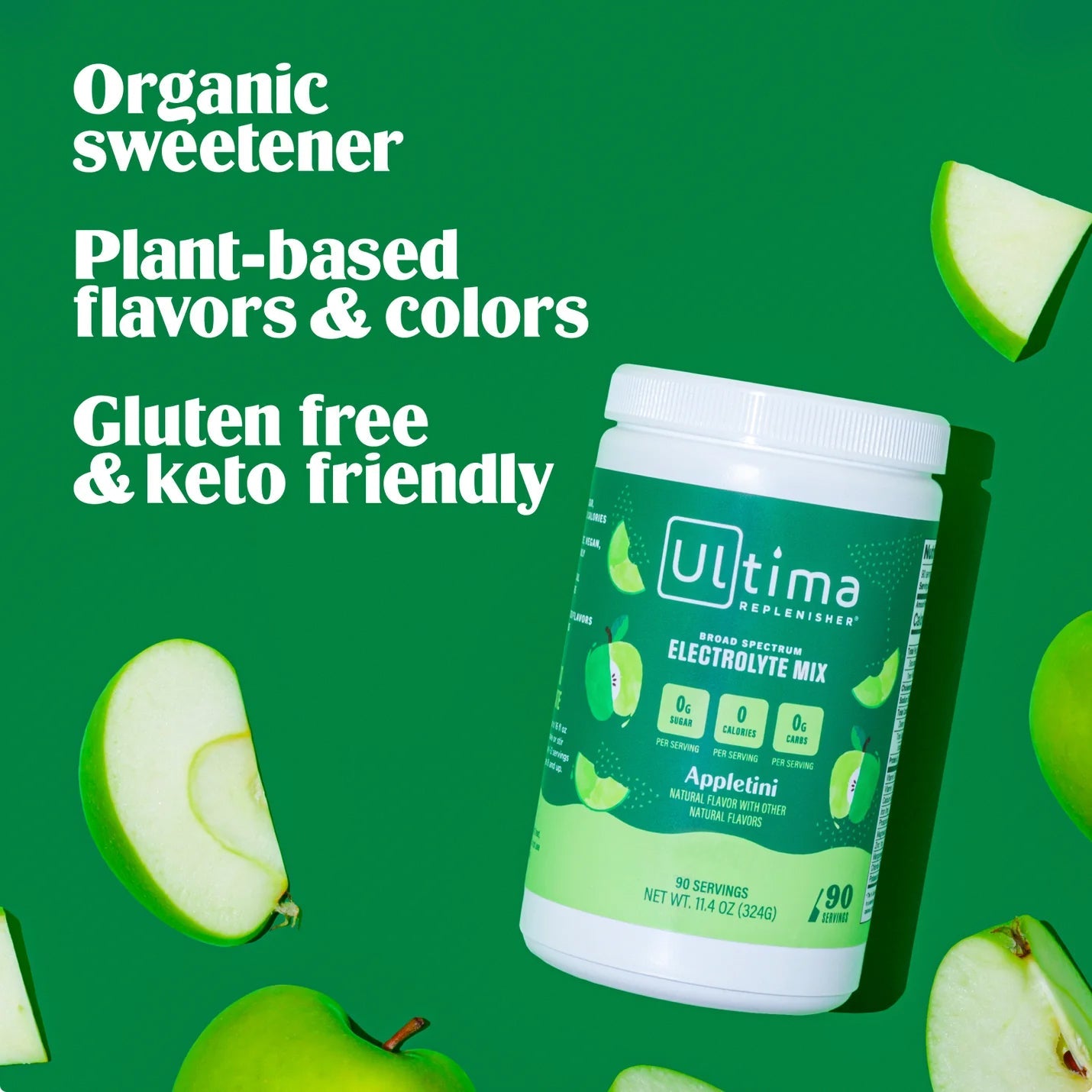 Appletini Mocktini electrolyte drink mix - Ultima Replenisher