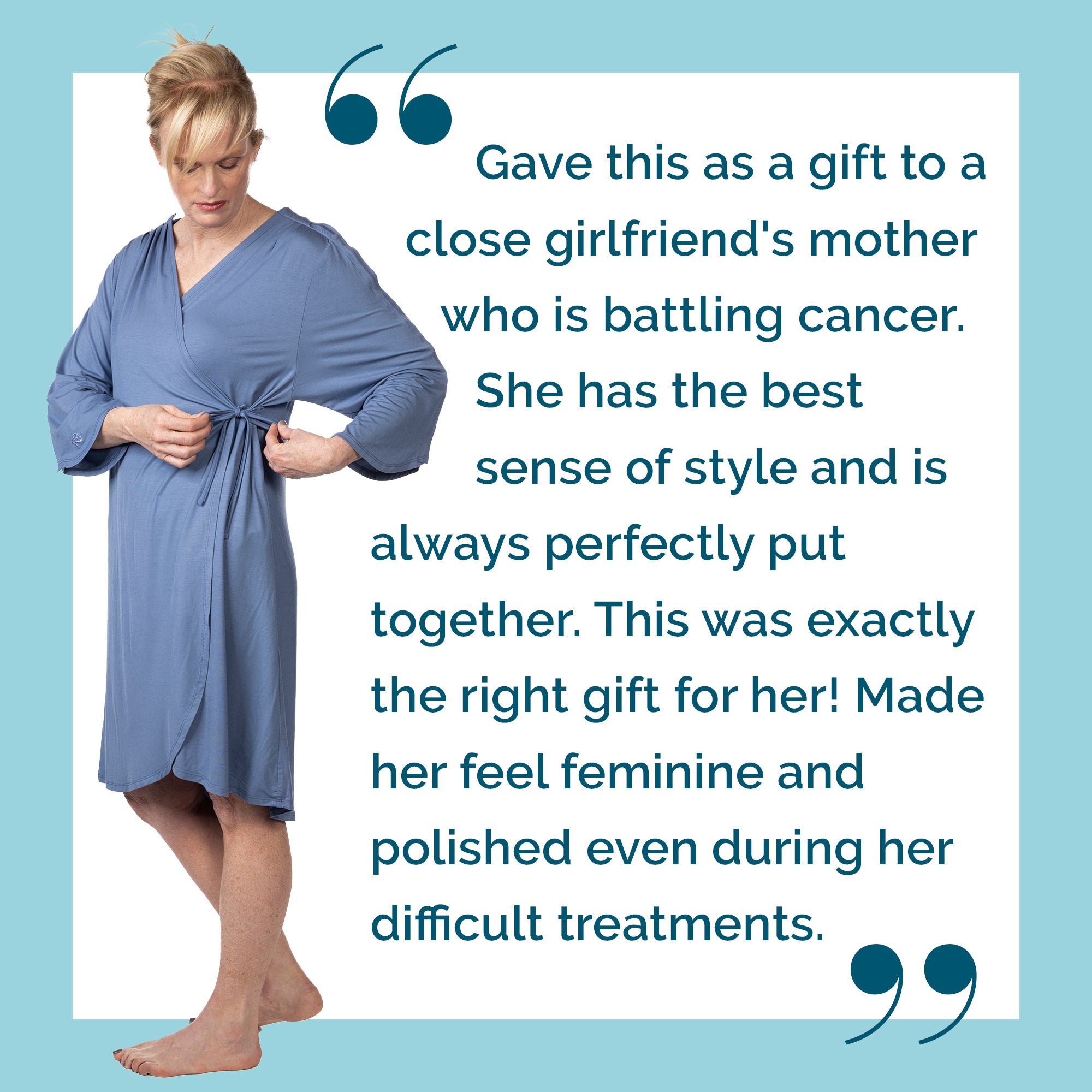 Hospital Gown with Snap Sleeves