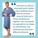 Hospital Gown with Snap Sleeves