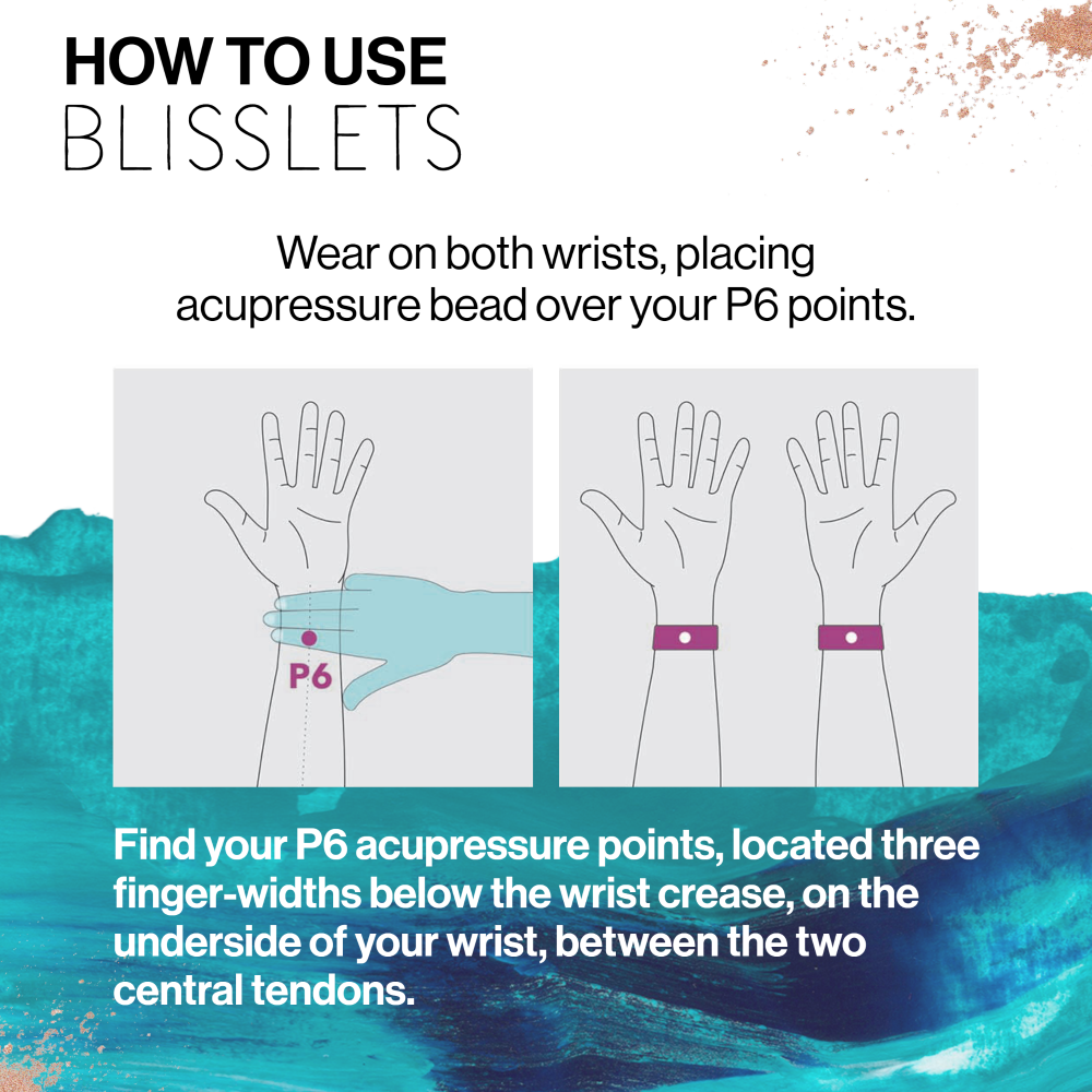 Lucy + Clare Nausea & Anxiety Relief Bracelets