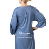 Hospital Gown with Snap Sleeves