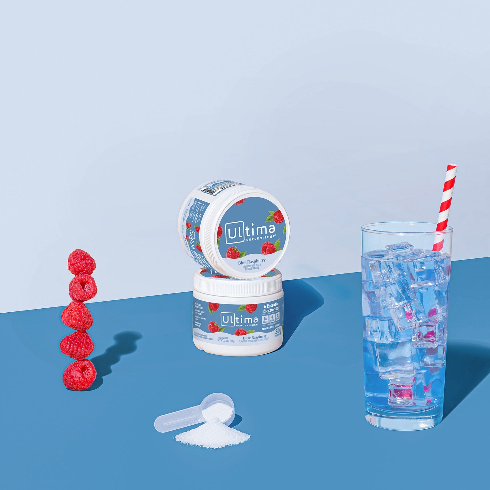 Blue Raspberry electrolyte drink mix