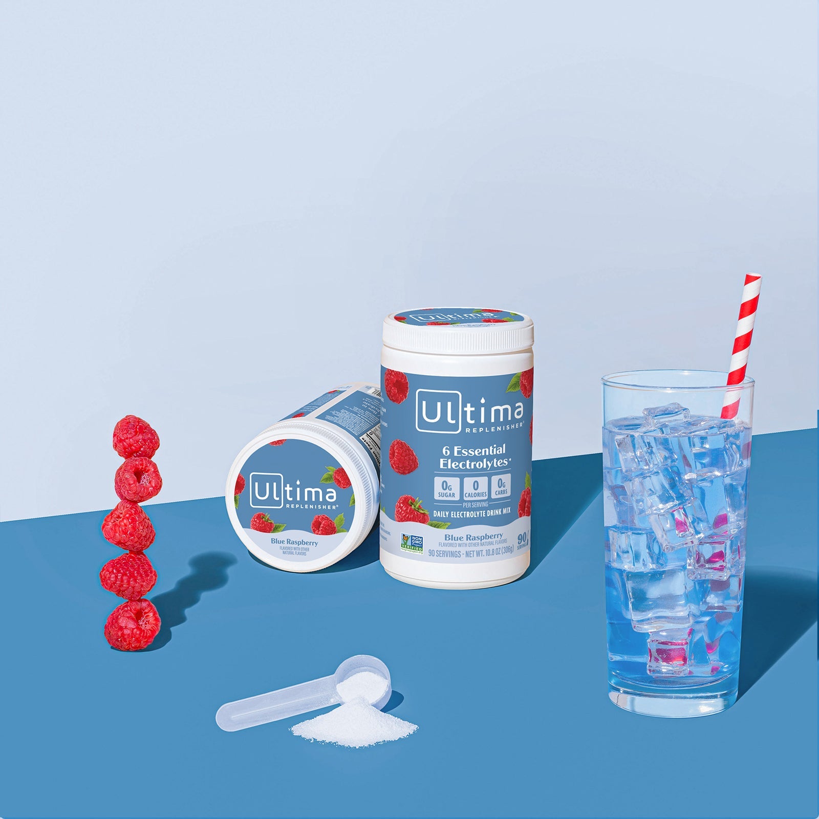 Blue Raspberry electrolyte drink mix