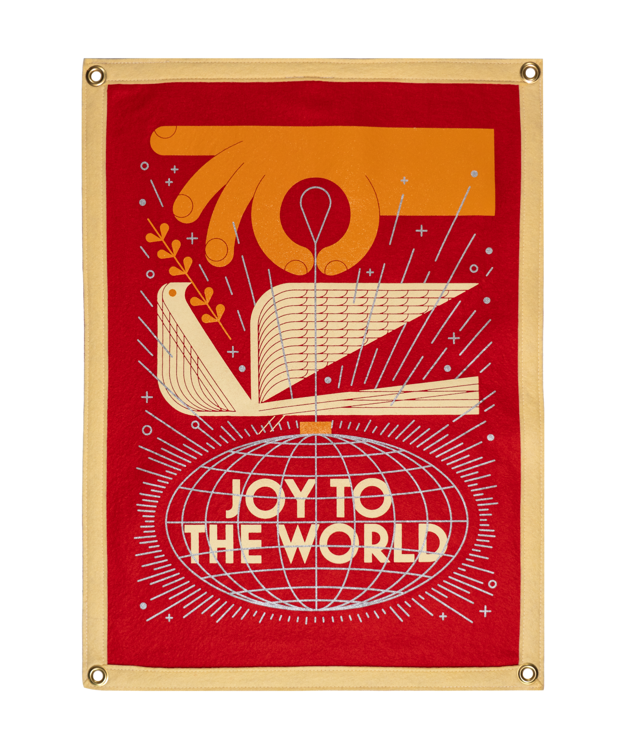 Joy To The World Camp Flag • Invisible Creature x Oxford Pennant