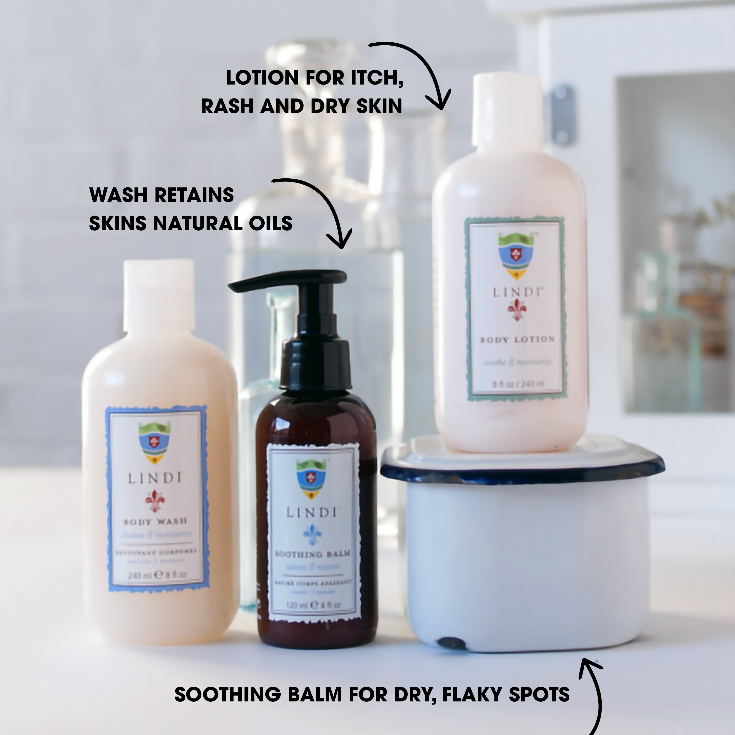 Complete Body Regimen: Body Wash + Body Lotion + Soothing Balm