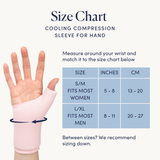 Cooling Compression Sleeve For Thumb & Wrist