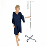 Hospital Gown with Snap Sleeves