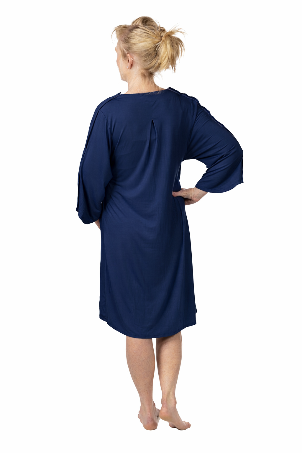Hospital Gown with Snap Sleeves