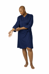 Hospital Gown with Snap Sleeves