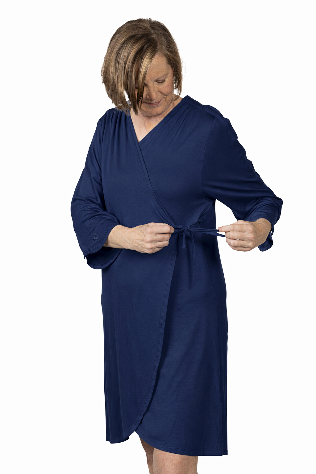Hospital Gown with Snap Sleeves