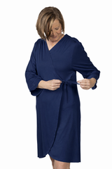 Hospital Gown with Snap Sleeves