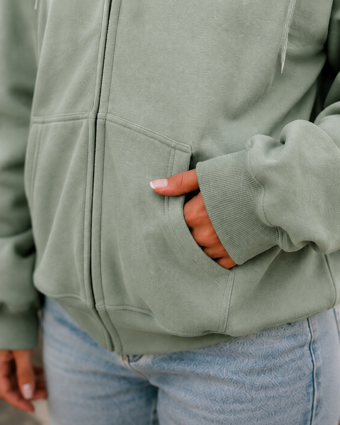 Evergreen Zip Hoodie