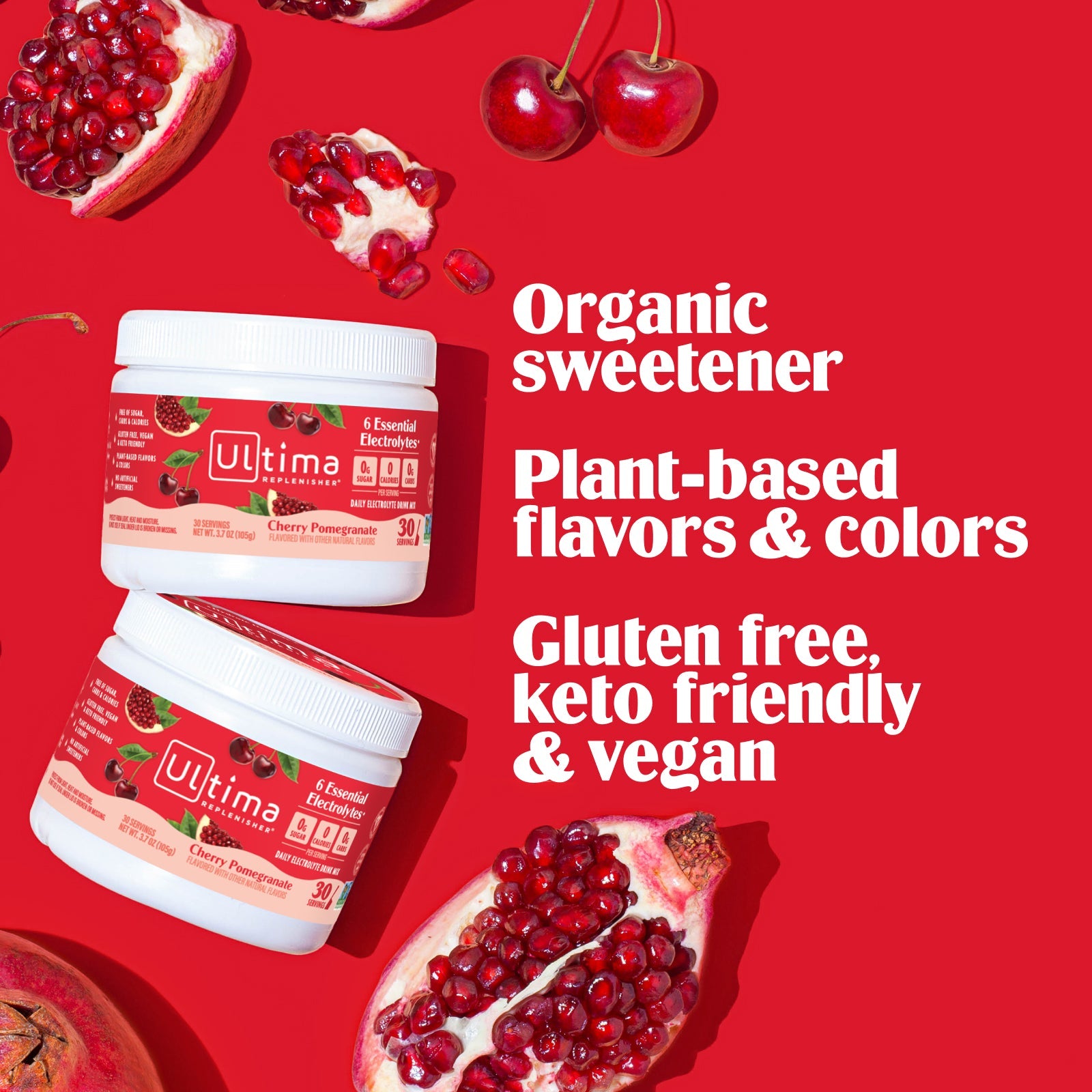 Cherry Pomegranate electrolyte drink mix