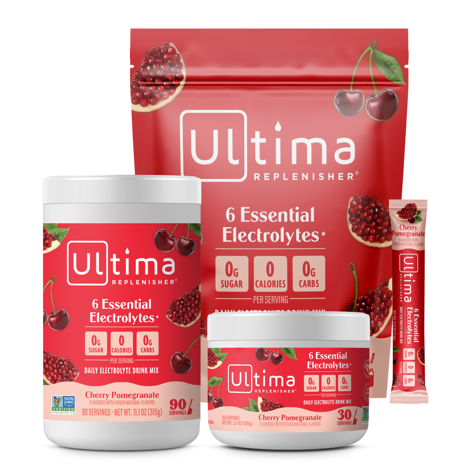 Cherry Pomegranate electrolyte drink mix