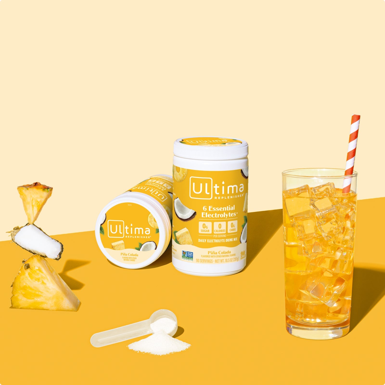 Piña Colada Mocktini electrolyte drink mix - Ultima Replenisher