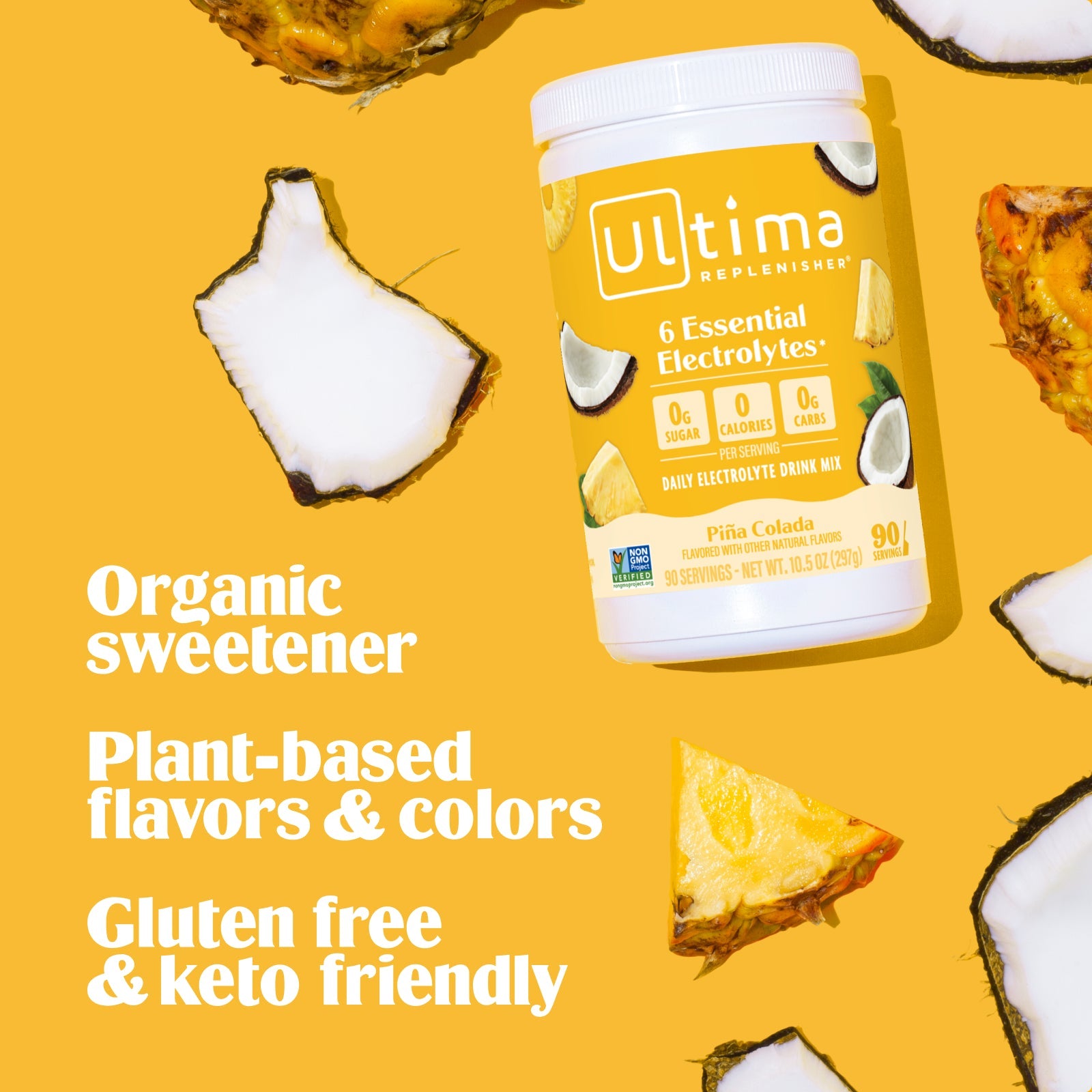 Piña Colada Mocktini electrolyte drink mix - Ultima Replenisher