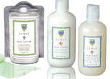 Total Radiation Skincare Collection: Cooler Roll + Body Lotion + Body Wash