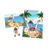 Cornelius the Yeti Island Life POP Greeting Card with Patch