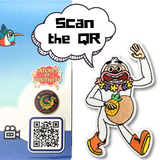 Cornelius the Yeti Island Life POP Greeting Card with Patch