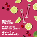 Cranberry Cosmo Mocktini electrolyte drink mix