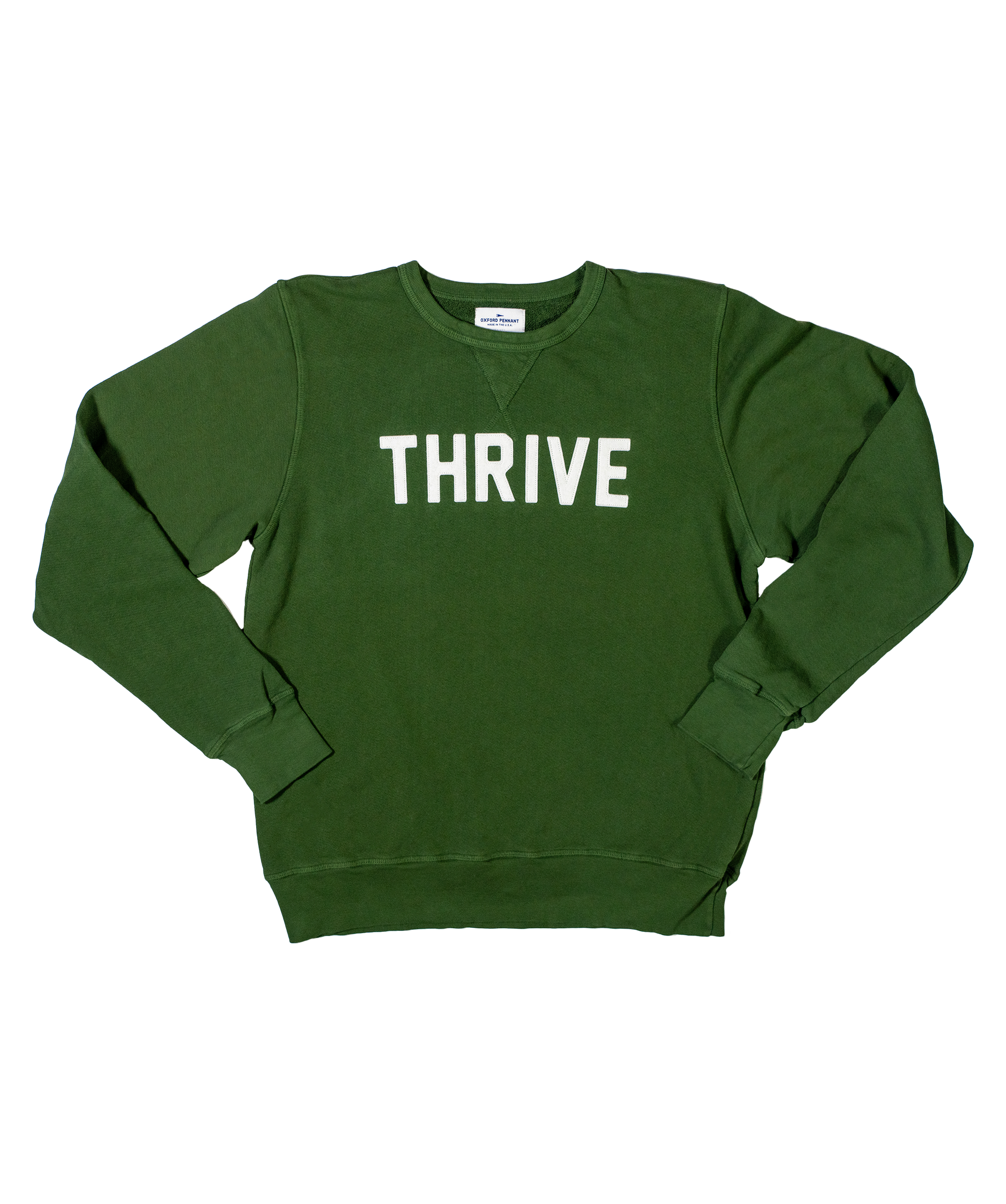 Oxford Pennant - Custom Hand Stitched THRIVE Crewneck Bundle