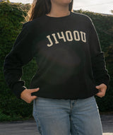 JI400U Flocked Crewneck • Jason Isbell x Oxford Pennant