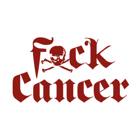 Fxck Cancer Medium Die-Cut Decal