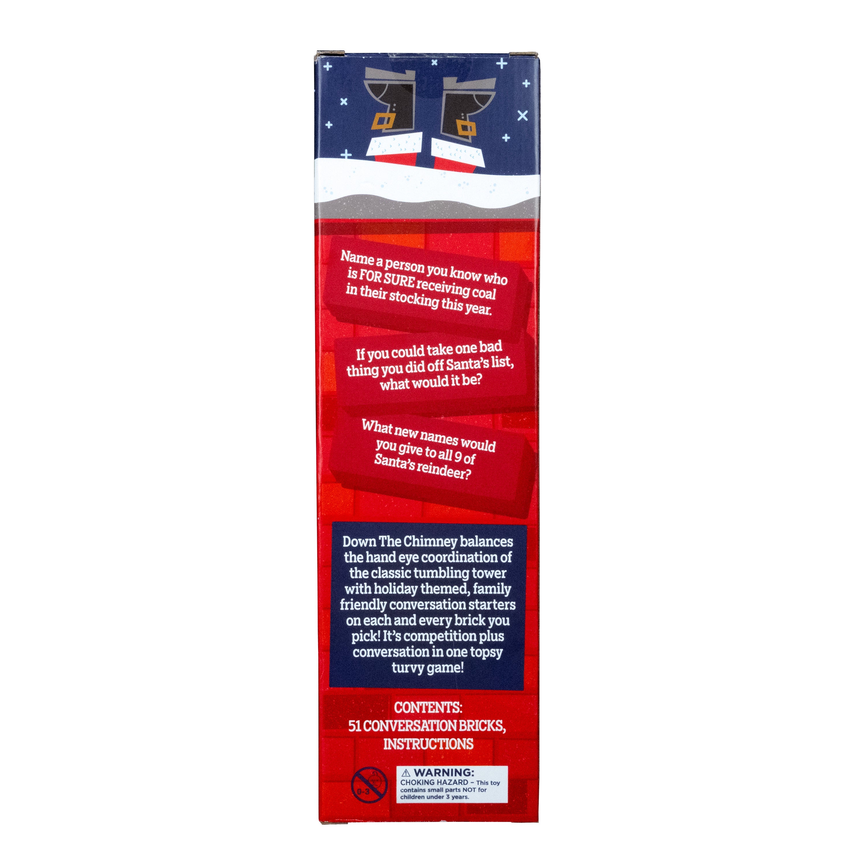 Down the Chimney: Tumbling Tower & Conversation Starters