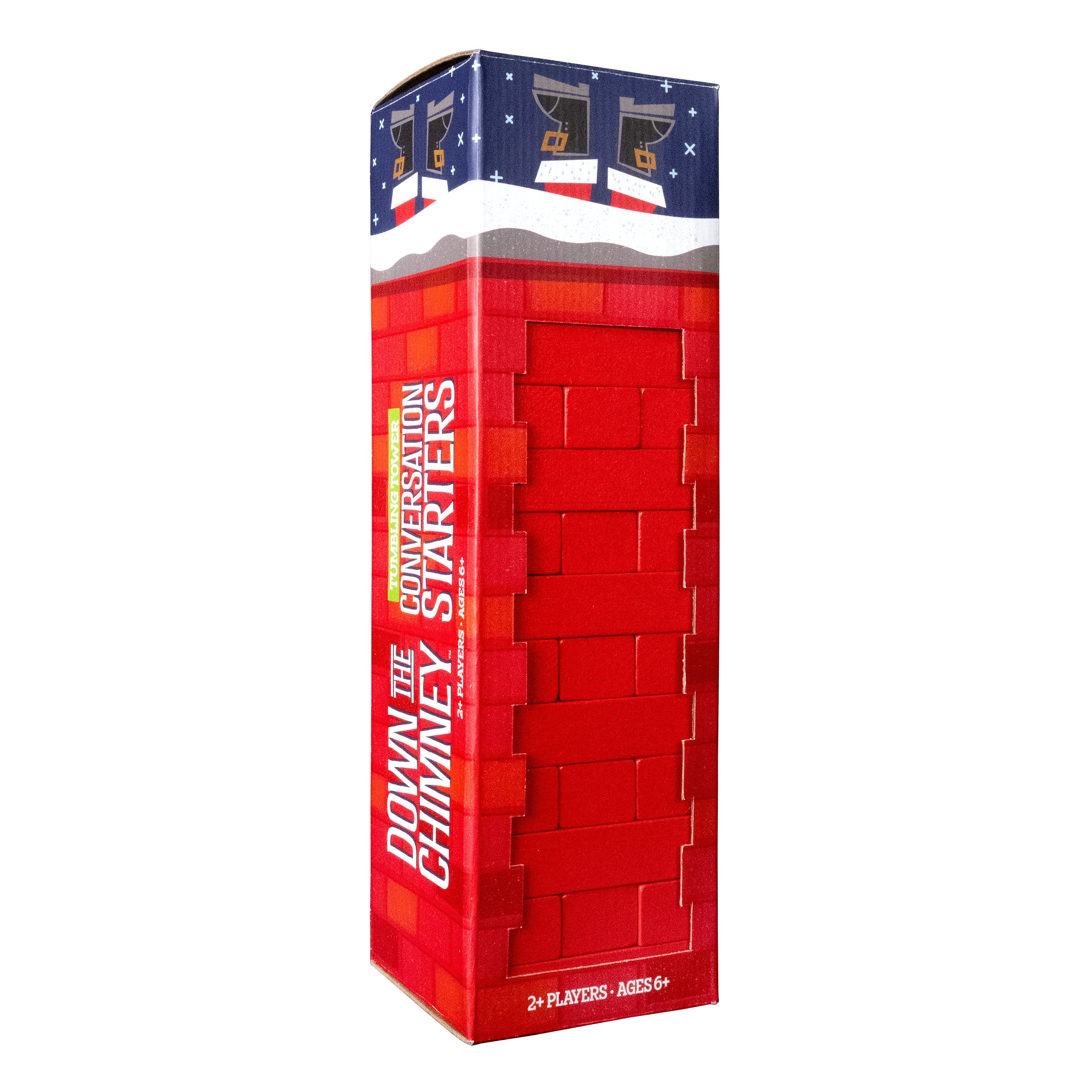 Down the Chimney: Tumbling Tower & Conversation Starters