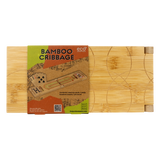 Bamboo Cribbage - Classic Card Game in a Travel-sized Version