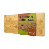 Bamboo Cribbage - Classic Card Game in a Travel-sized Version