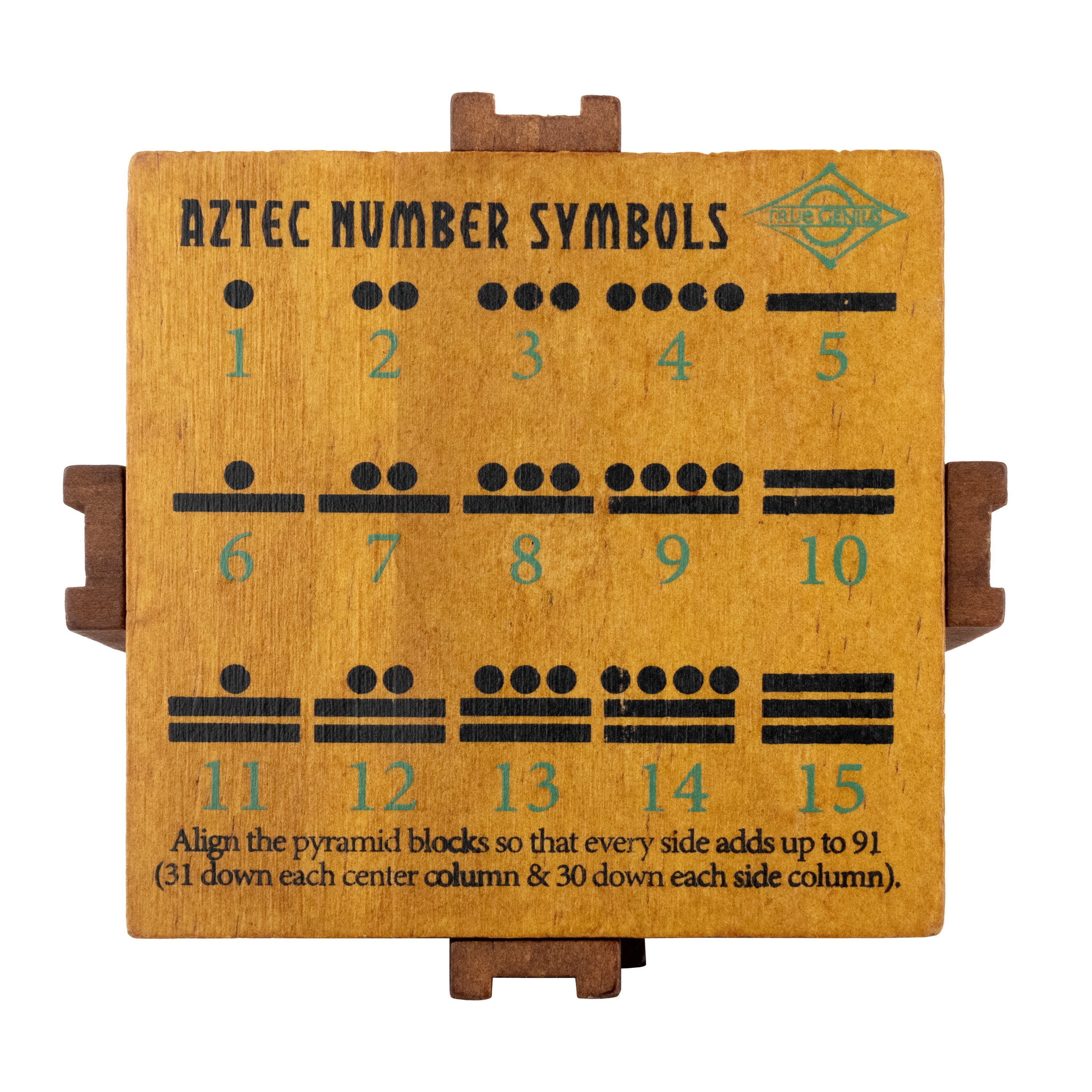 El Castillo Pyramid - Mathematical Wooden Puzzle