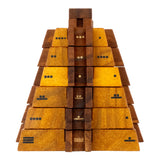 El Castillo Pyramid - Mathematical Wooden Puzzle