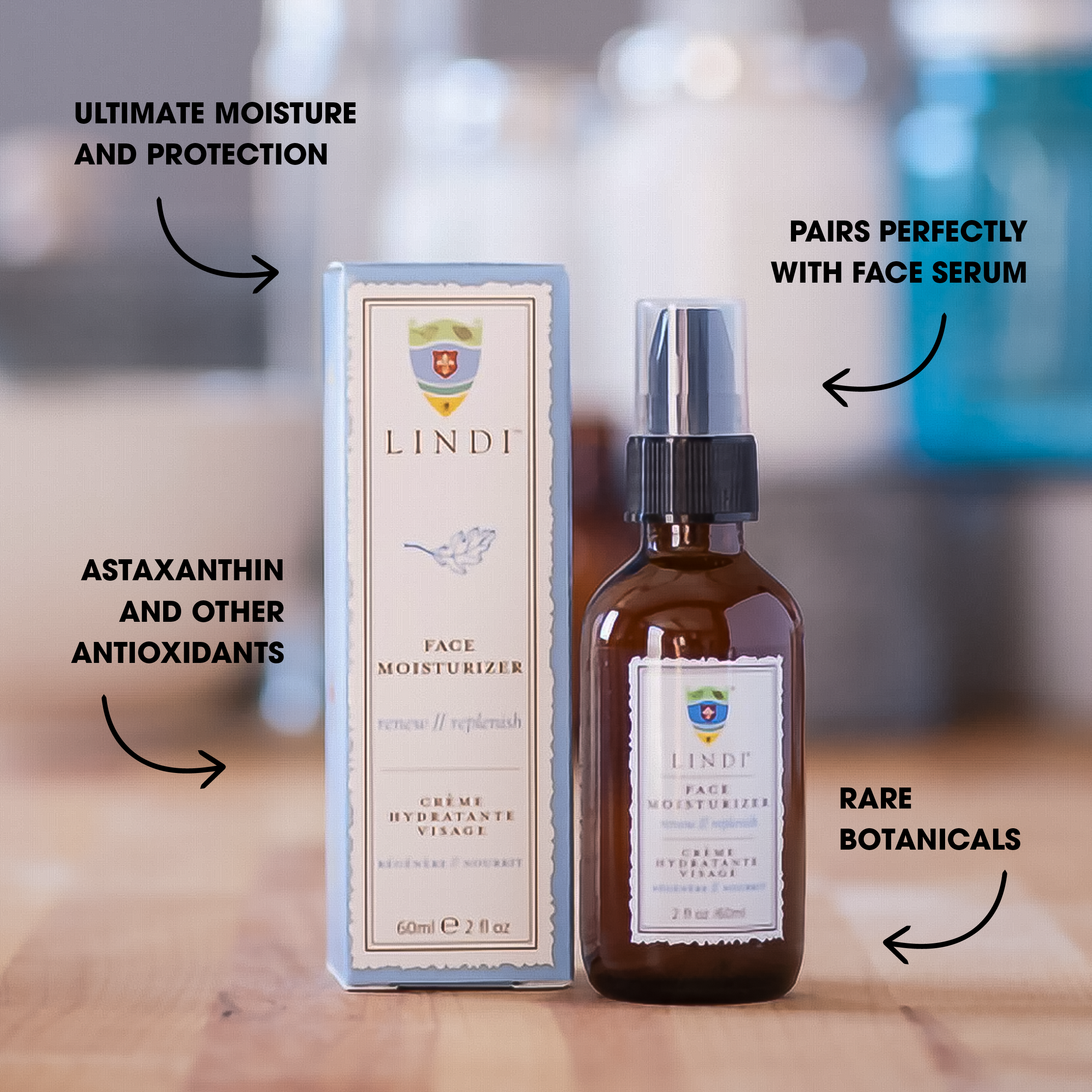 Complete Face Regimen: Face Wash + Face Moisturizer + Lip Balm + Eye Hydrator + Face Serum