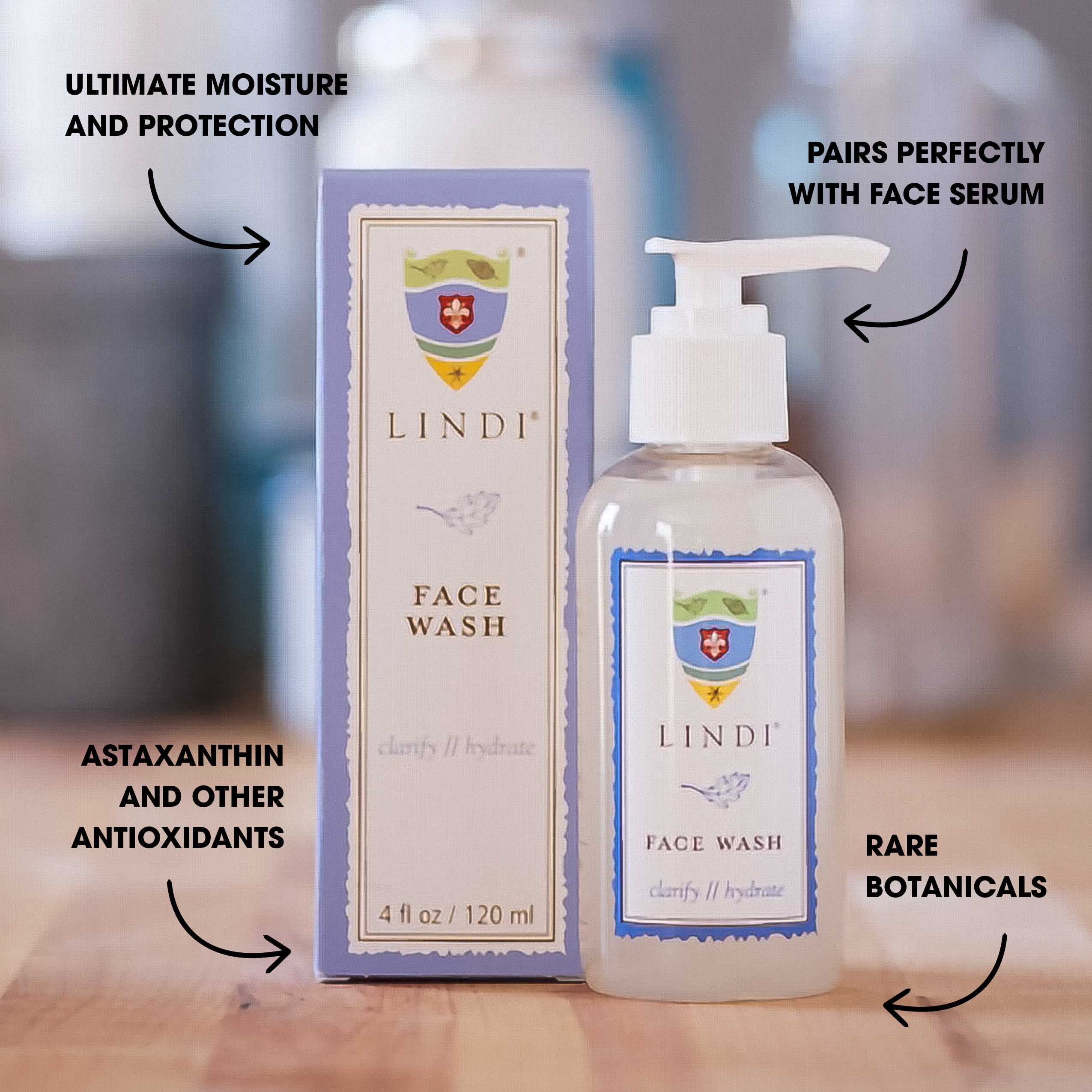 Complete Face Regimen: Face Wash + Face Moisturizer + Lip Balm + Eye Hydrator + Face Serum