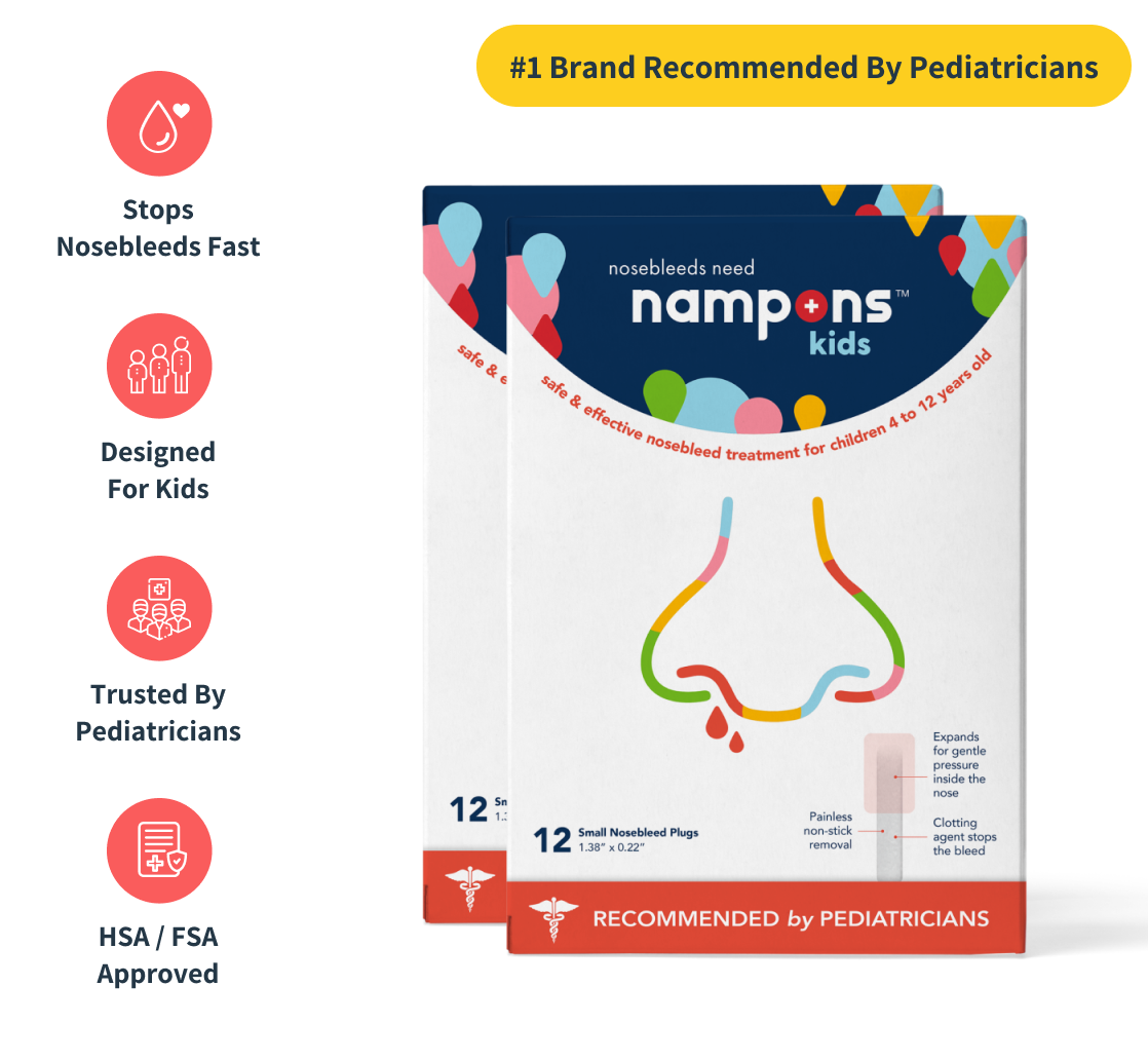 Nampons™ Kids Nosebleed Stoppers