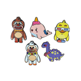FULL SET of 5- Island Friends Pins