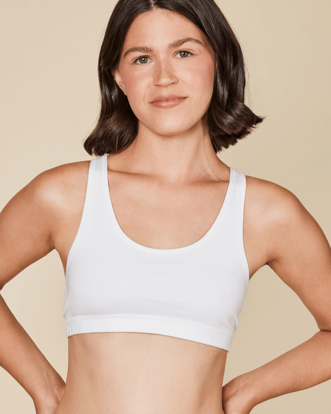 Glide Cotton Racerback Bralette