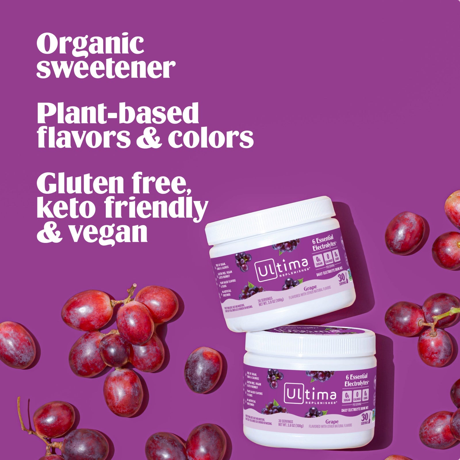 Grape electrolyte drink mix - Ultima Replenisher