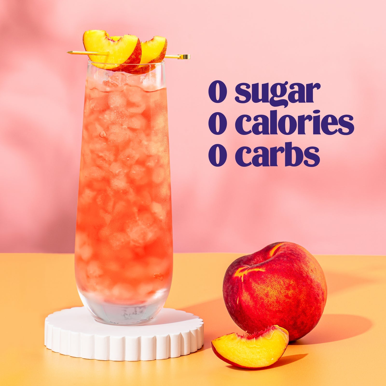 Peach Bellini Mocktini electrolyte drink mix - Ultima Replenisher