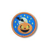 Pumpkin and Bat Halloween Mini Patch